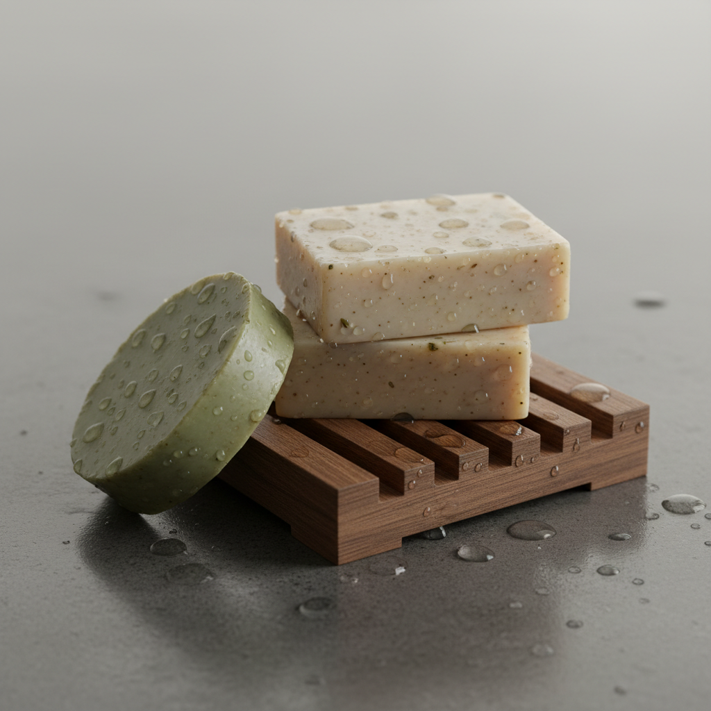 garden soap and soap holder